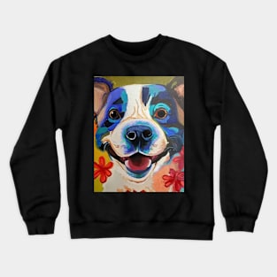 Happy dog Crewneck Sweatshirt